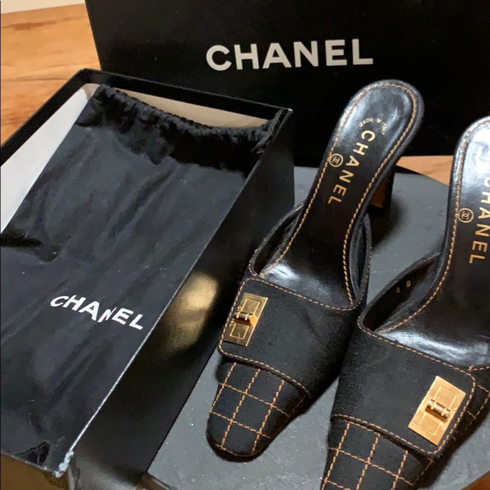 Chanel vintage quilted turn locks!